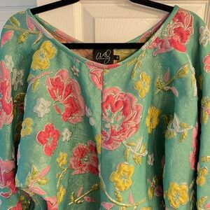 Elegant Brocade Arianne Elmy Good Luck Dress size XS with extended length